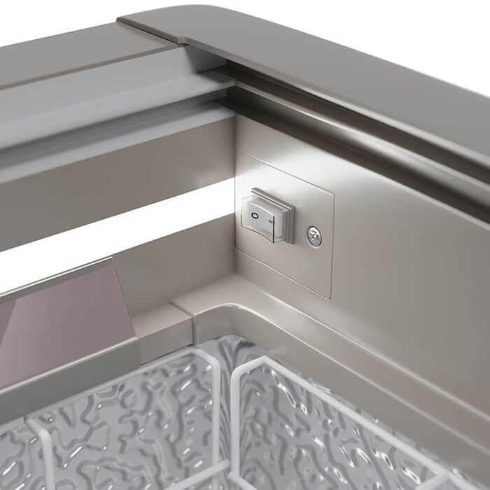 Ларь-бонета морозильный Haier GTS1850G цвет серый-1s