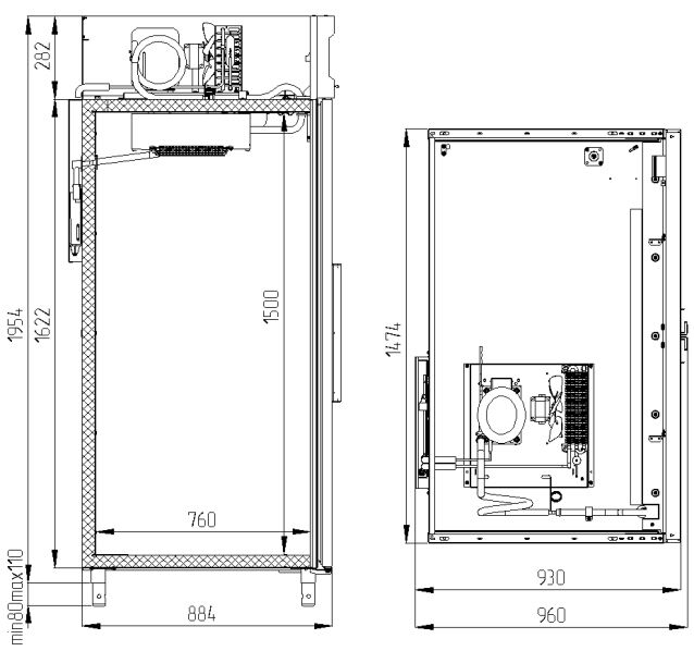 Шкаф морозильный Standard CВ114-S (2)